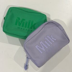 MILK cosmetic bags x2